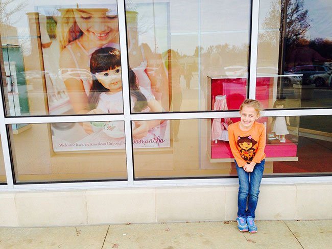 Lunch with Samantha at American Girl and Meal Plan Week 35